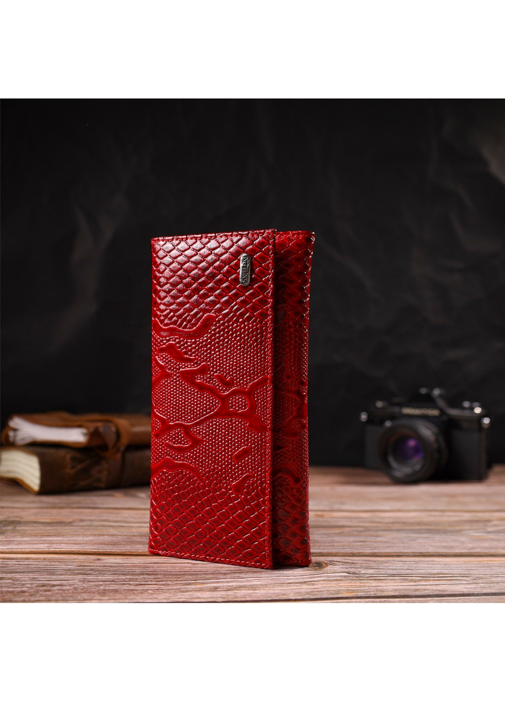 Женский кожаный кошелек 10х19х1,5 см Canpellini (259923898)