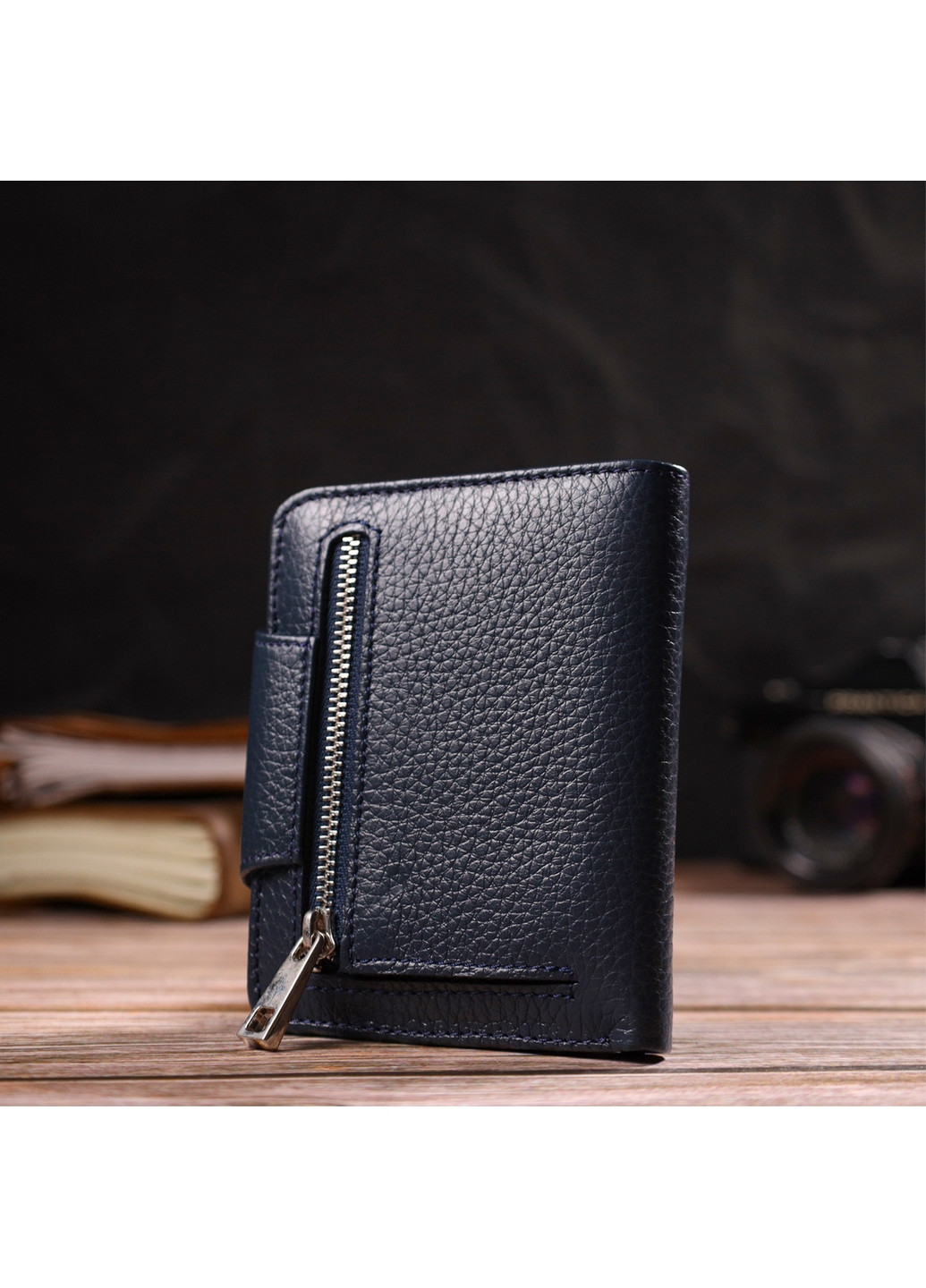 Жіночий шкіряний гаманець 9х11,7х1 см Canpellini (259923989)