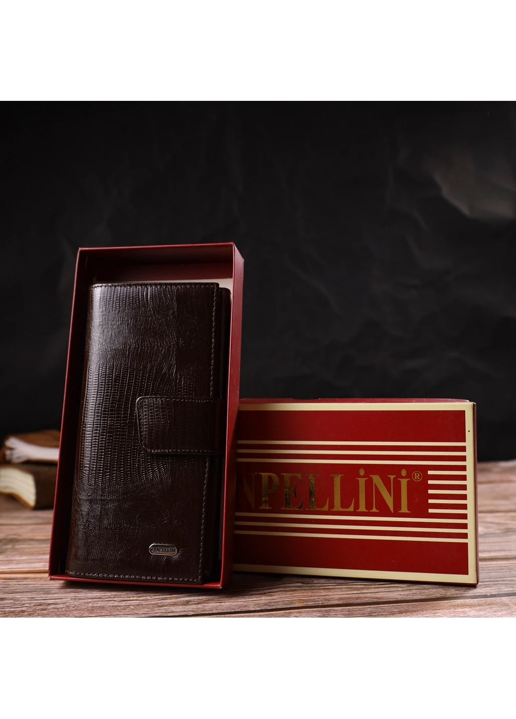 Шкіряний гаманець 10,5х18,7х2,5 см Canpellini (259923801)