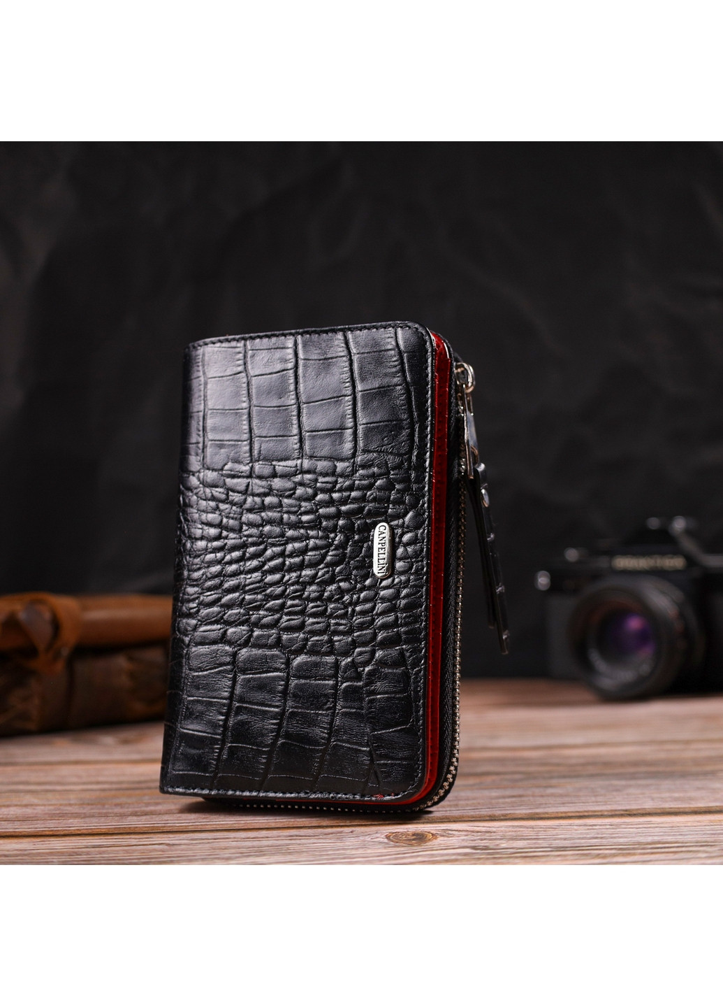 Женский кожаный кошелек 9,5х15,5х2,5 см Canpellini (259923858)