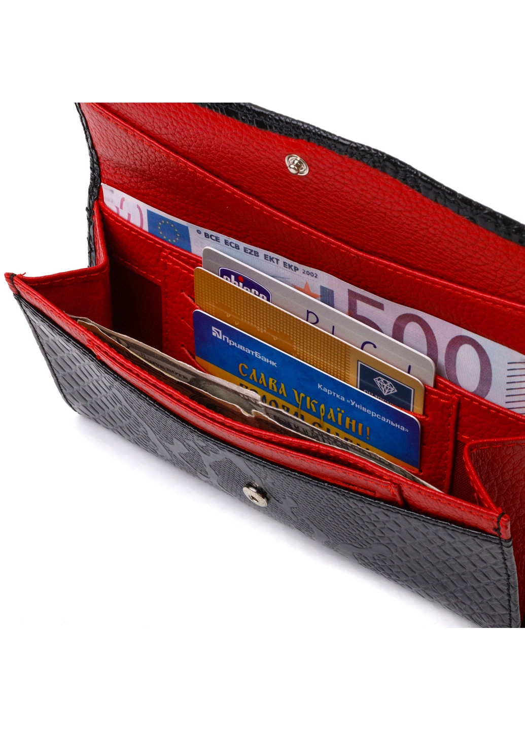 Жіночий шкіряний гаманець 18х9х1 см Canpellini (259924037)