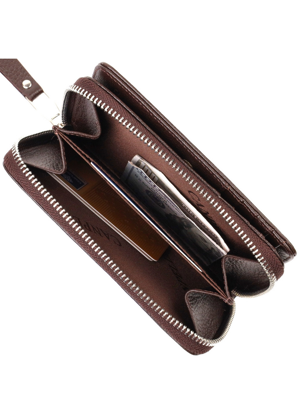 Жіночий шкіряний гаманець 9,5х15,5х2,5 см Canpellini (259923880)