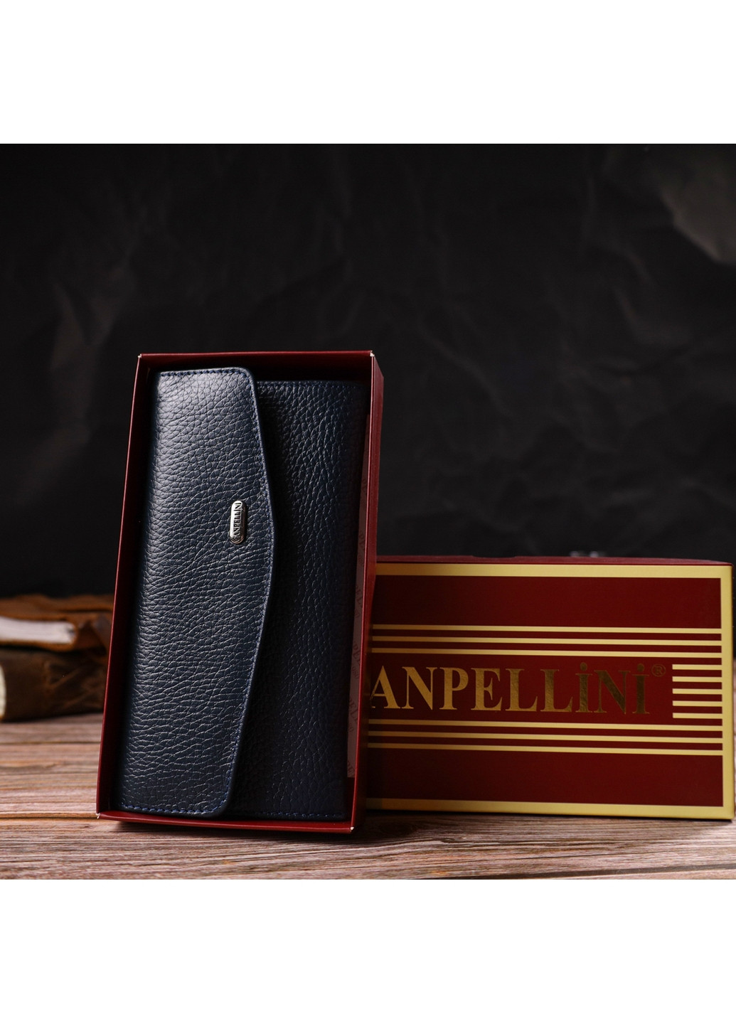 Женский кожаный кошелек 18х9х1 см Canpellini (259923970)