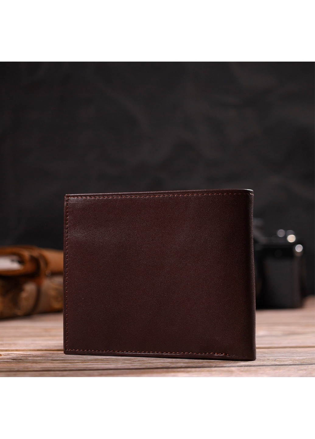 Чоловічий шкіряний гаманець 11х9,5х2 см Canpellini (259923924)