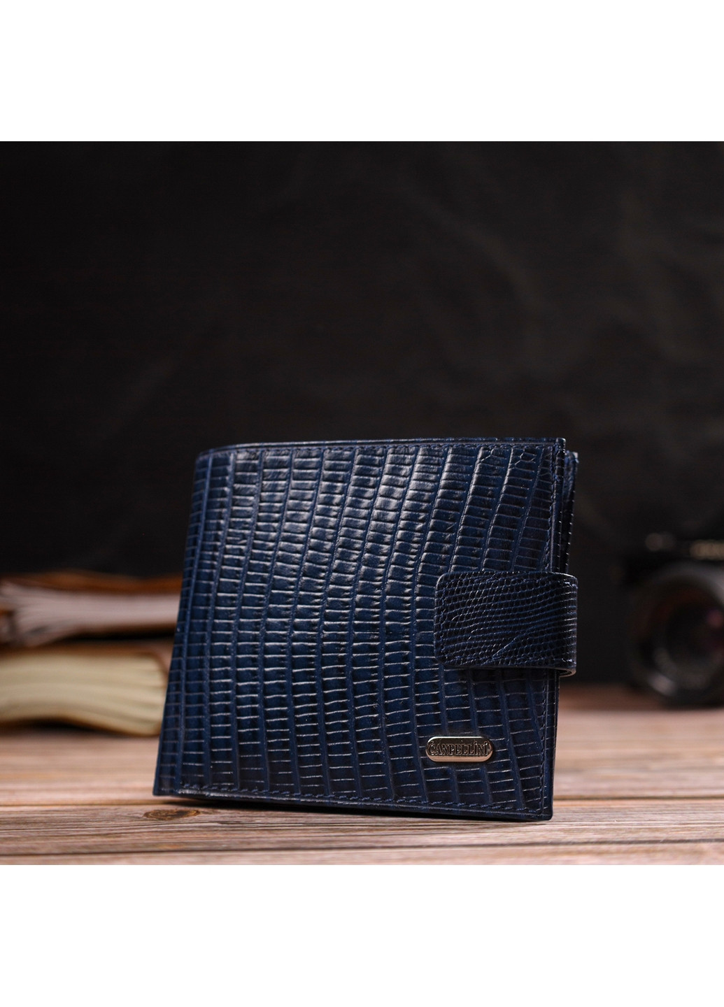 Чоловічий шкіряний гаманець 11,5х10х1 см Canpellini (259923928)