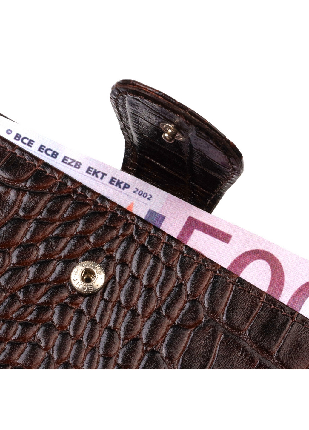 Чоловічий шкіряний гаманець 9,5х18,5х0,5 см Canpellini (259923979)