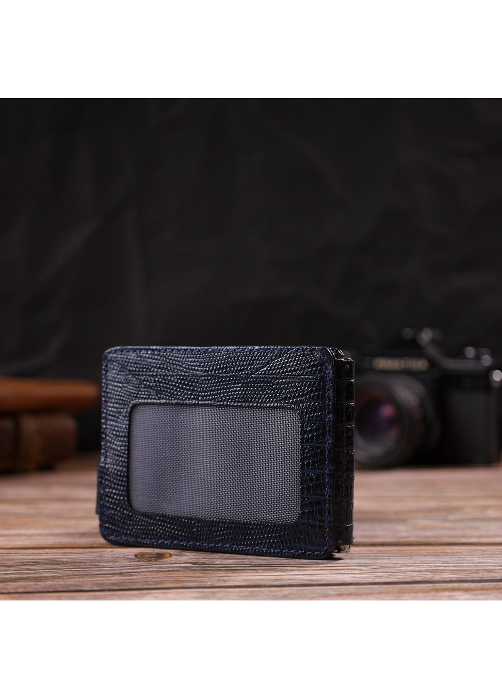 Чоловічий шкіряний гаманець 10,5х8х1 см Canpellini (259923871)