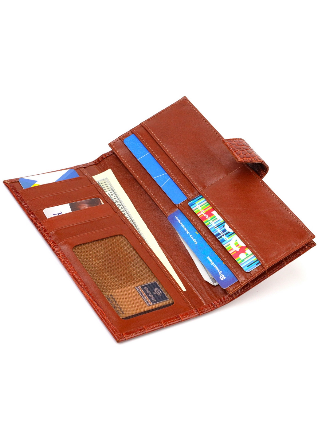 Чоловічий шкіряний гаманець 9х18,7х1 см Canpellini (259923906)