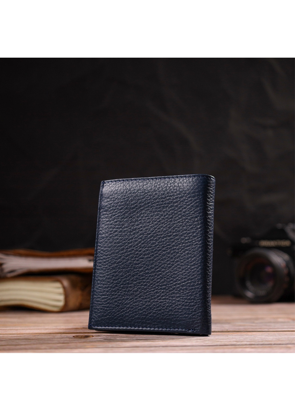 Мужской кожаный кошелек 9х11,5х1 см Canpellini (259923986)