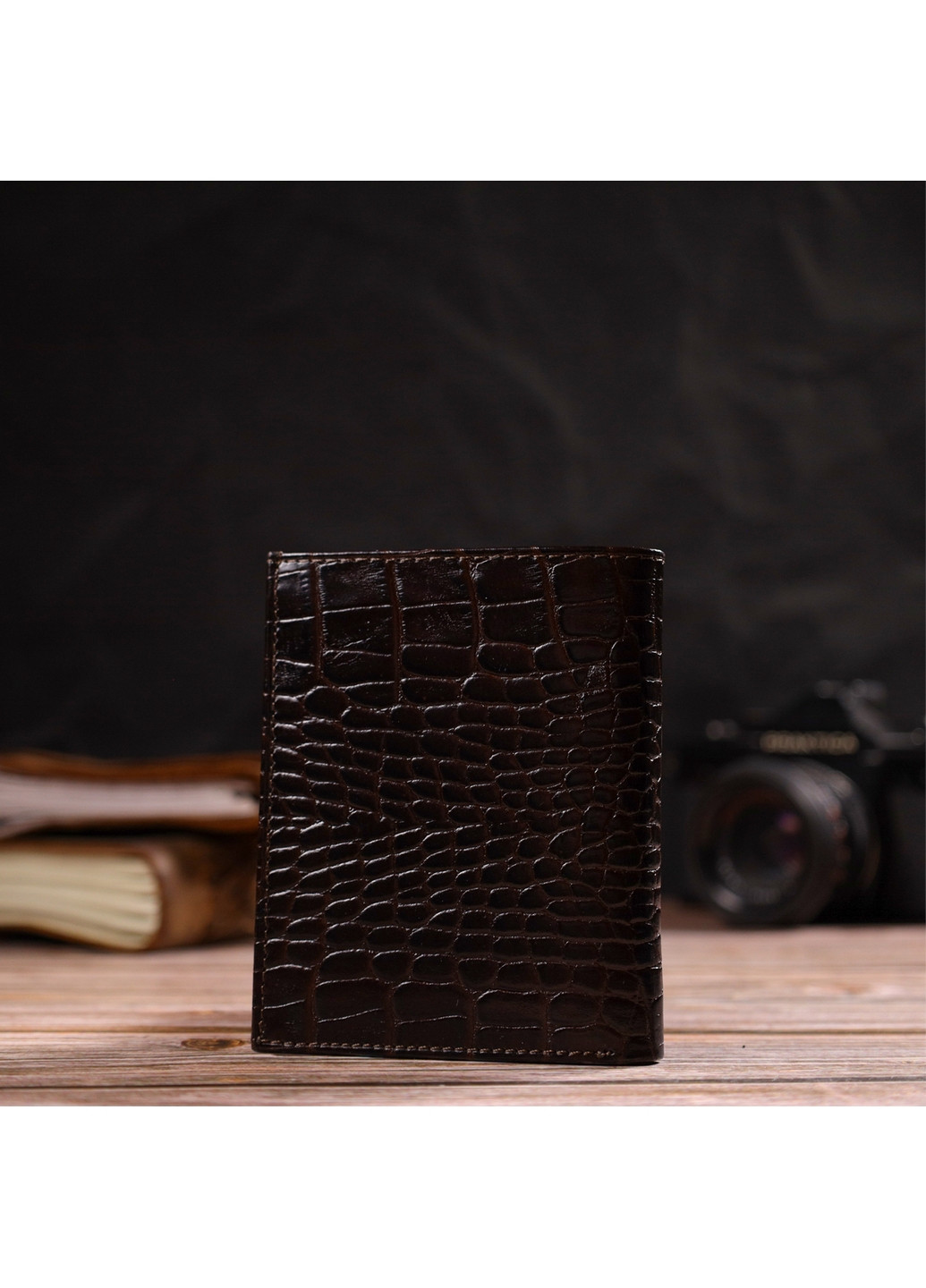 Чоловічий шкіряний гаманець 9х11,5х1 см Canpellini (259923904)