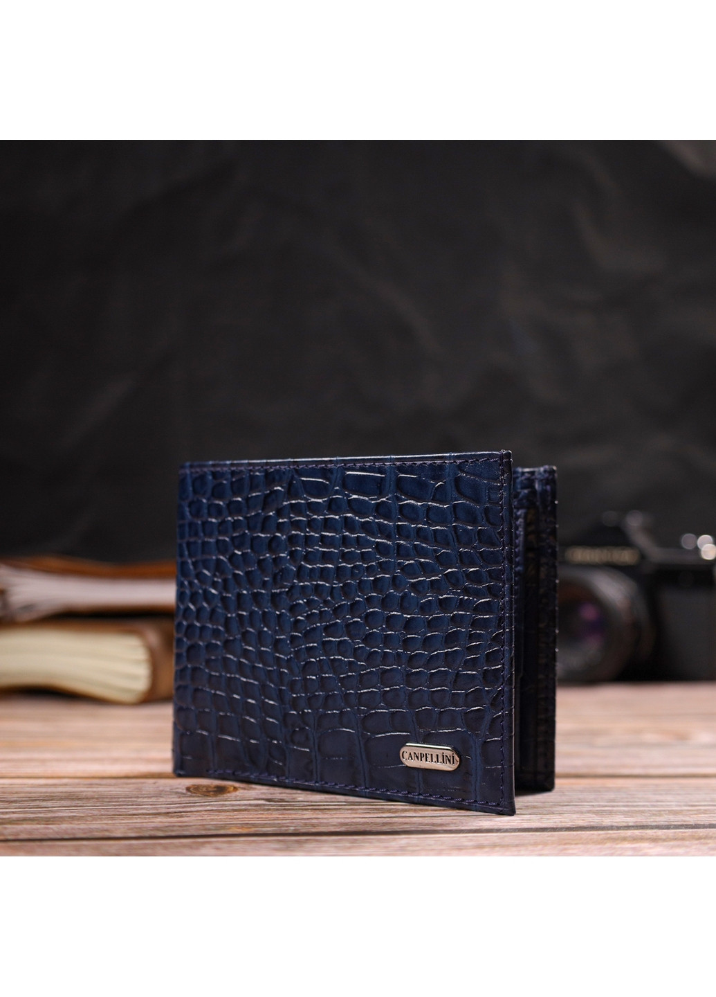 Мужской кожаный кошелек 11,5х9,5х2 см Canpellini (259923972)