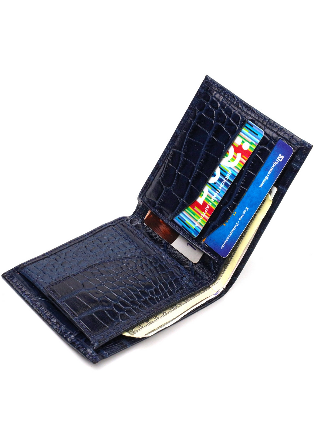 Мужской кожаный кошелек 11,5х9,5х2 см Canpellini (259923972)