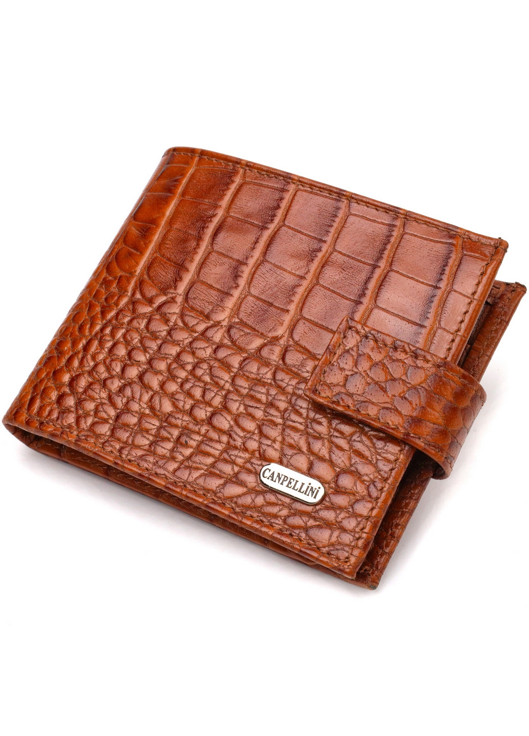 Чоловічий шкіряний гаманець 11,7х9,2х2 см Canpellini (259924032)