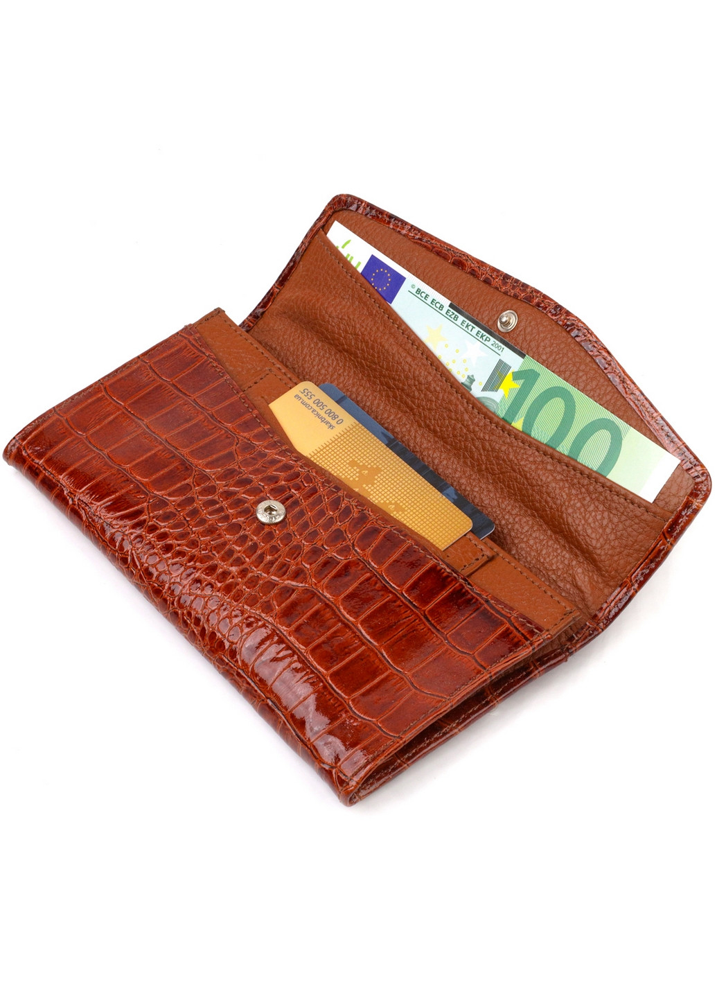 Жіночий шкіряний гаманець 18х9х1 см Canpellini (259939203)