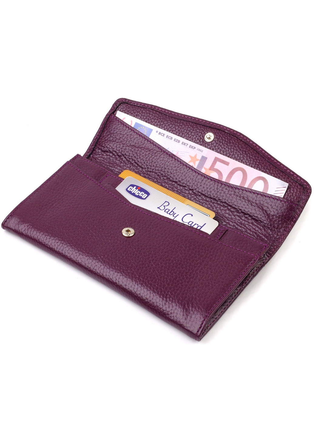 Жіночий шкіряний гаманець 18х9х1 см Canpellini (259939258)