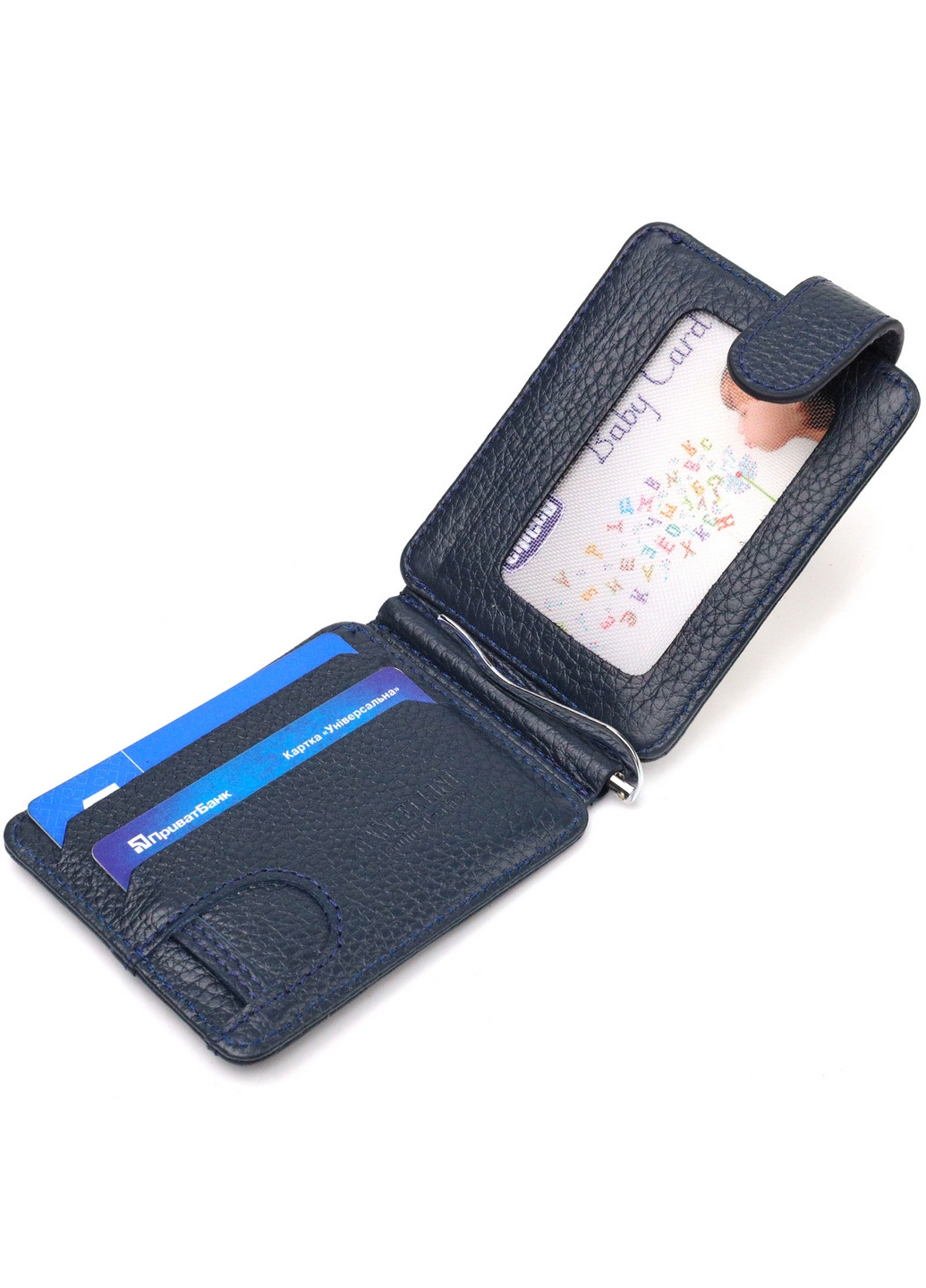 Чоловічий шкіряний гаманець 10,5х8х1 см Canpellini (259939254)