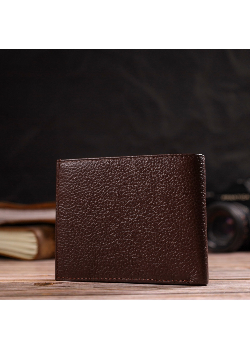 Чоловічий шкіряний гаманець 11,5х9,5х2 см Canpellini (259939068)