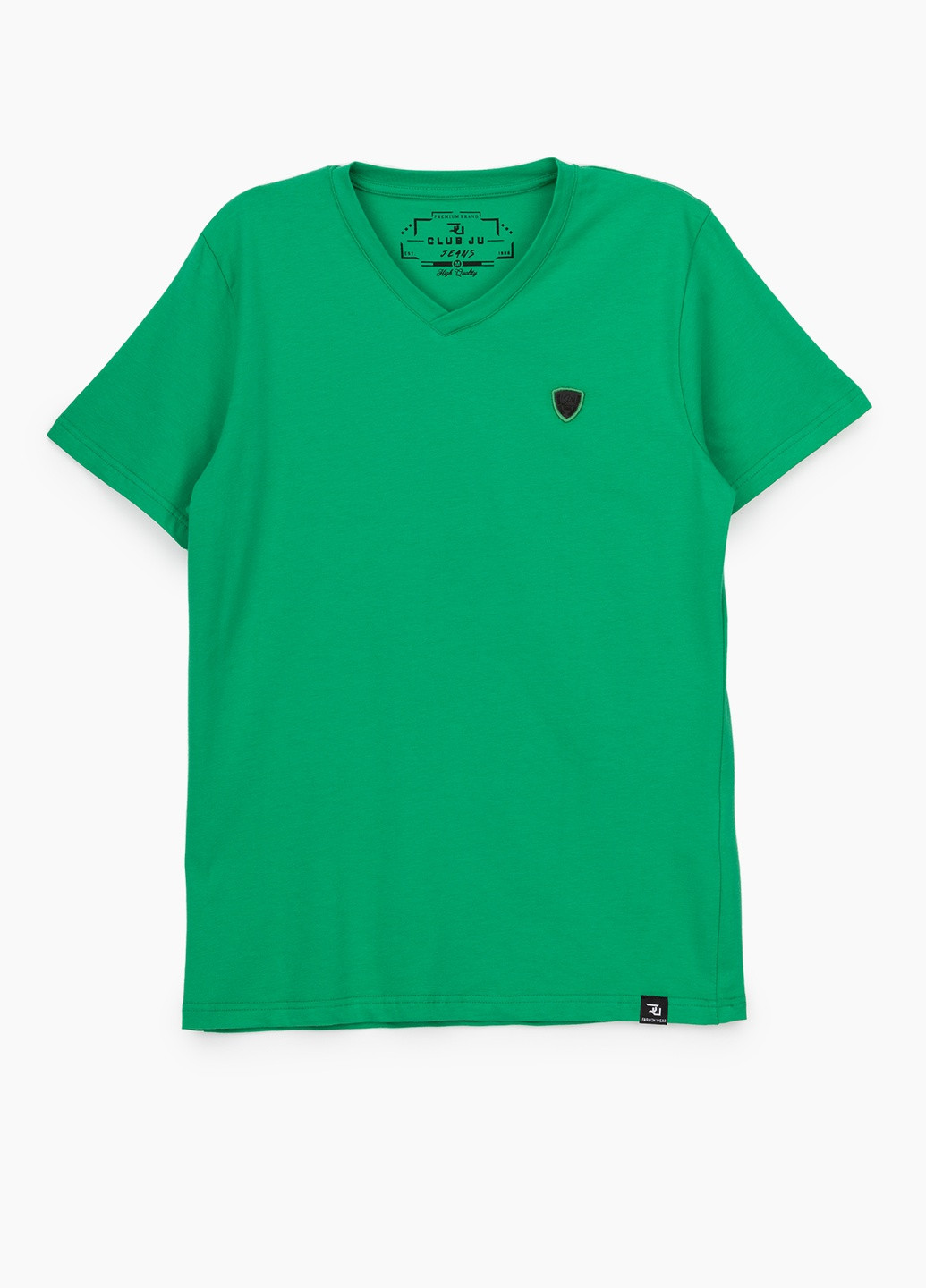 Зеленая футболка CLUB JU