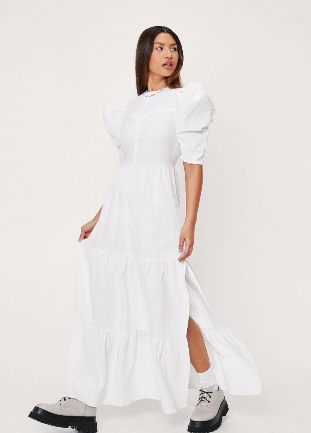 Білий сукня Nasty Gal