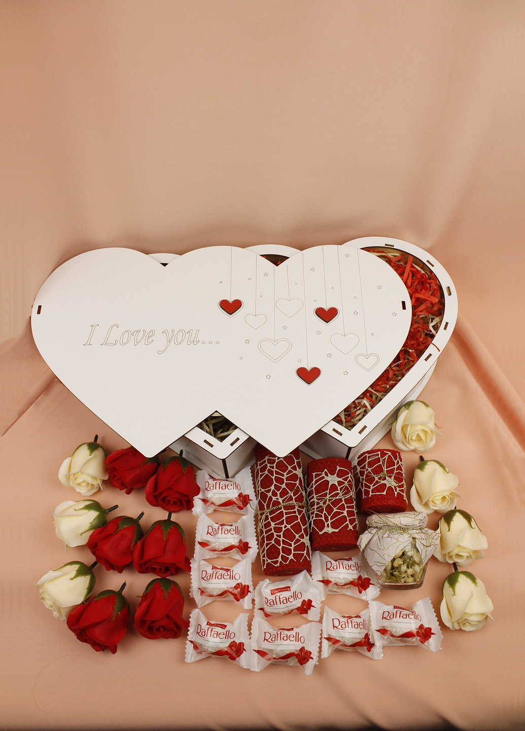 Подарочный набор Two Hearts, подарок на день рождения, день матери, жене, девушке, сестре, маме. 8-0347 Кукумбер (259942533)