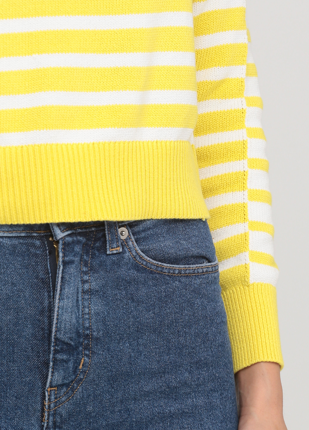 Желтый демисезонный свитер Banana Republic