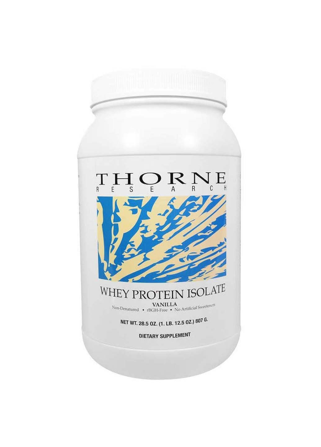 Сироватковий протеїн ізолят Whey Protein ваніль 807 г Thorne Research (259944836)