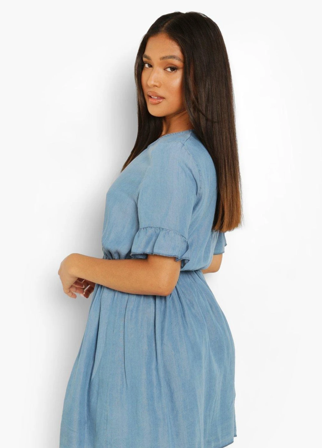 Блакитна сукня Boohoo