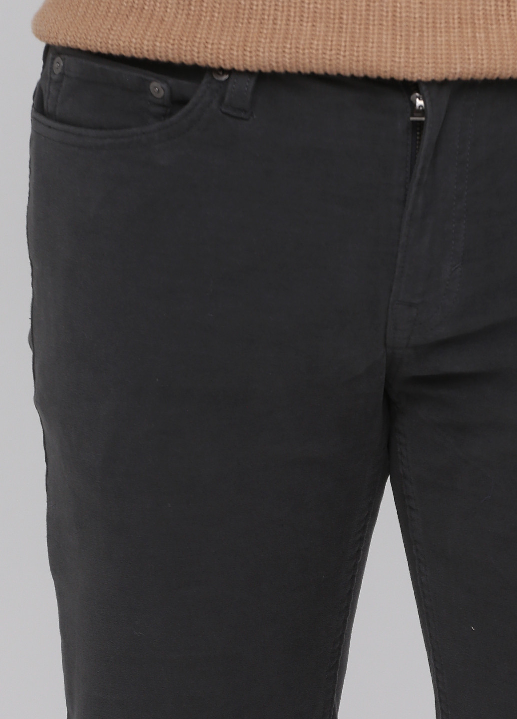Темно-серые кэжуал демисезонные брюки Banana Republic