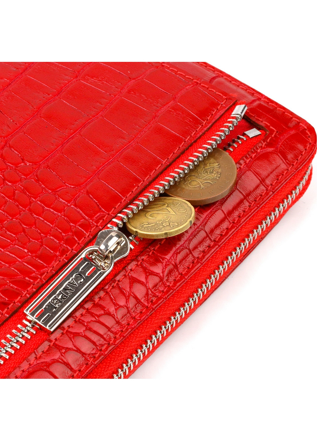 Шкіряний гаманець жіночий 21х12х2 см Canpellini (259961684)