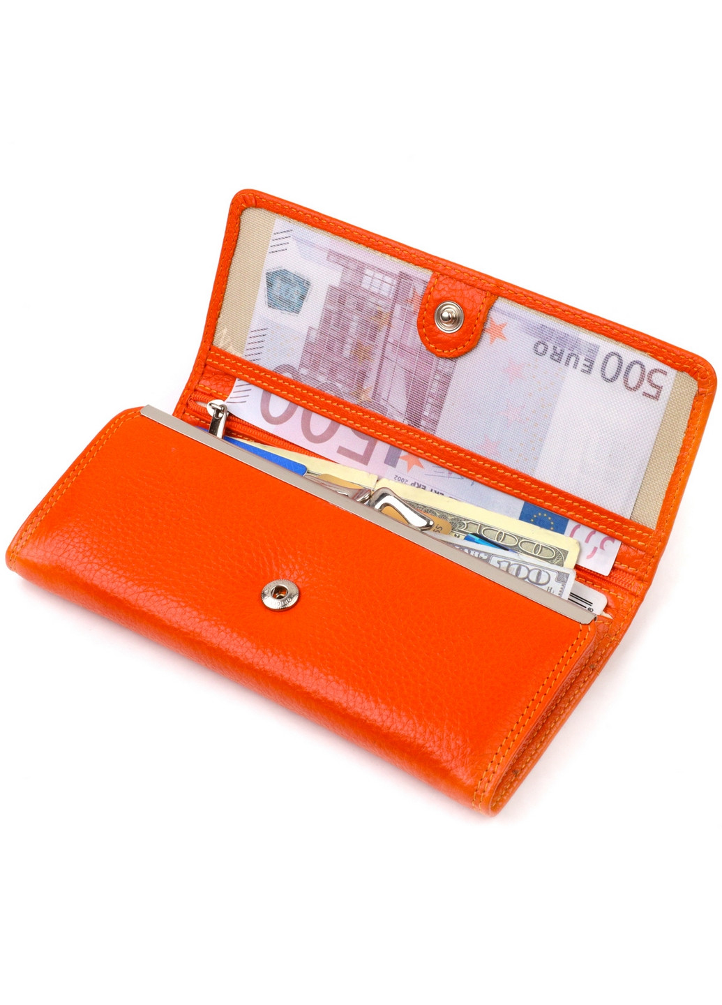 Шкіряний гаманець жіночий 19х9, 5х2 см Canpellini (259961845)