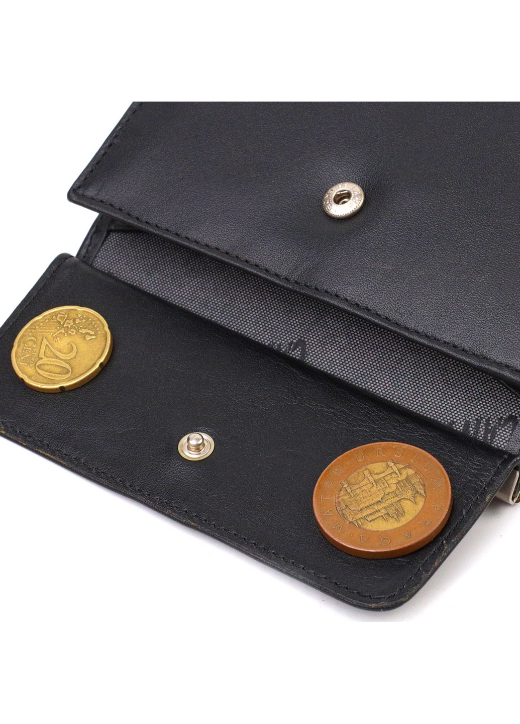 Кожаный кошелек женский 12х9,8х1,5 см Canpellini (259961798)