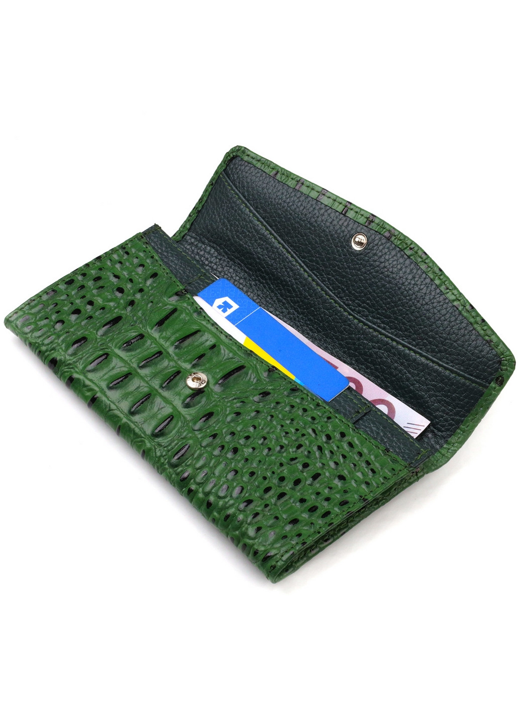 Шкіряний гаманець жіночий 18х9х1 см Canpellini (259961873)