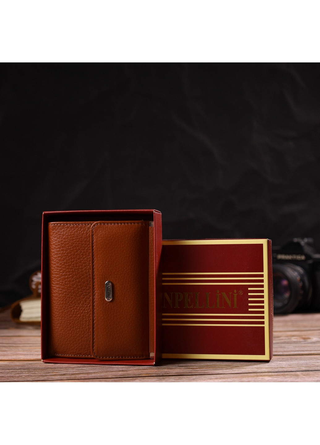 Шкіряний гаманець жіночий 12х9, 8х1, 5 см Canpellini (259961913)