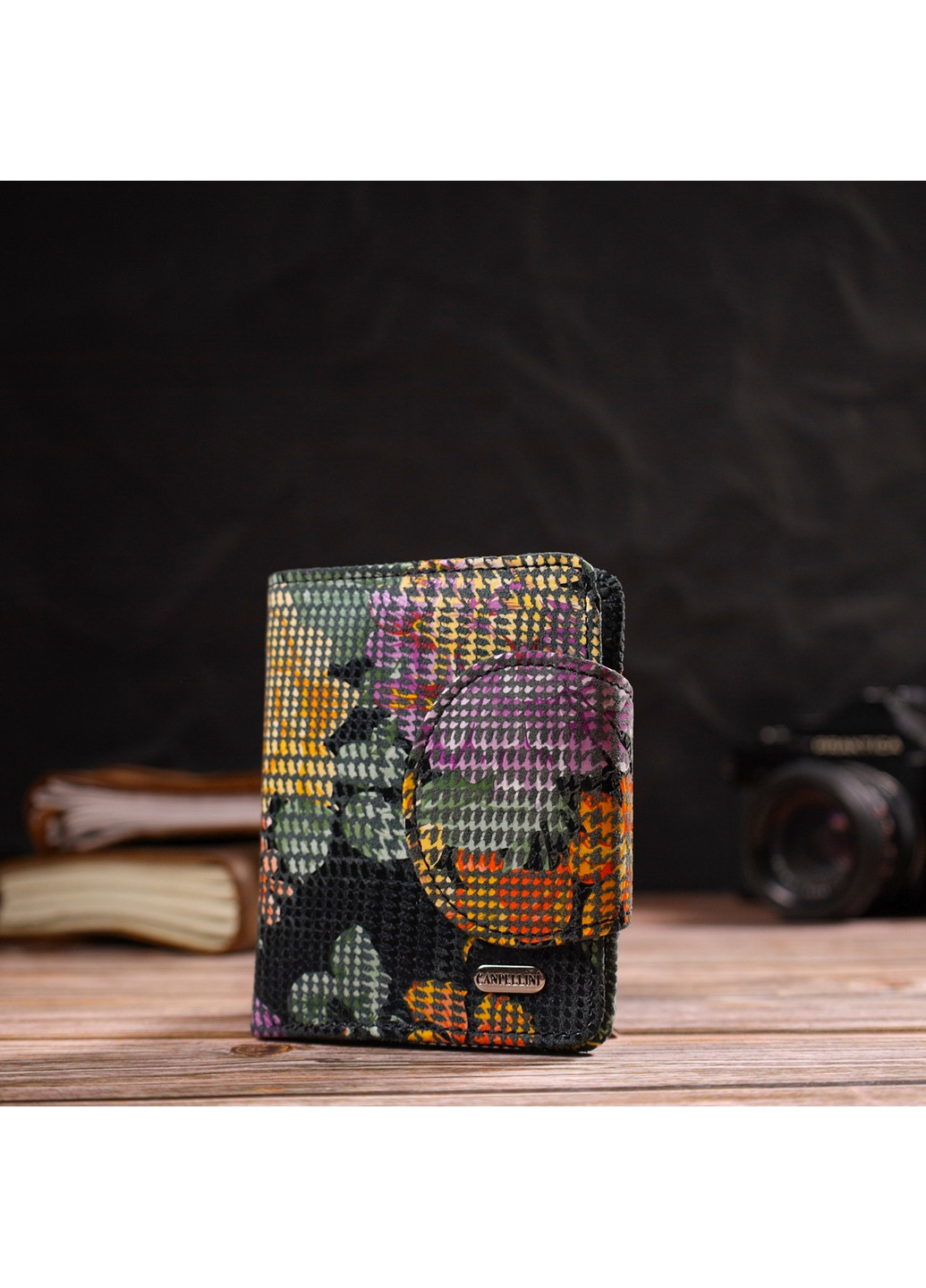 Шкіряний гаманець жіночий 9х11, 7х1 см Canpellini (259961799)