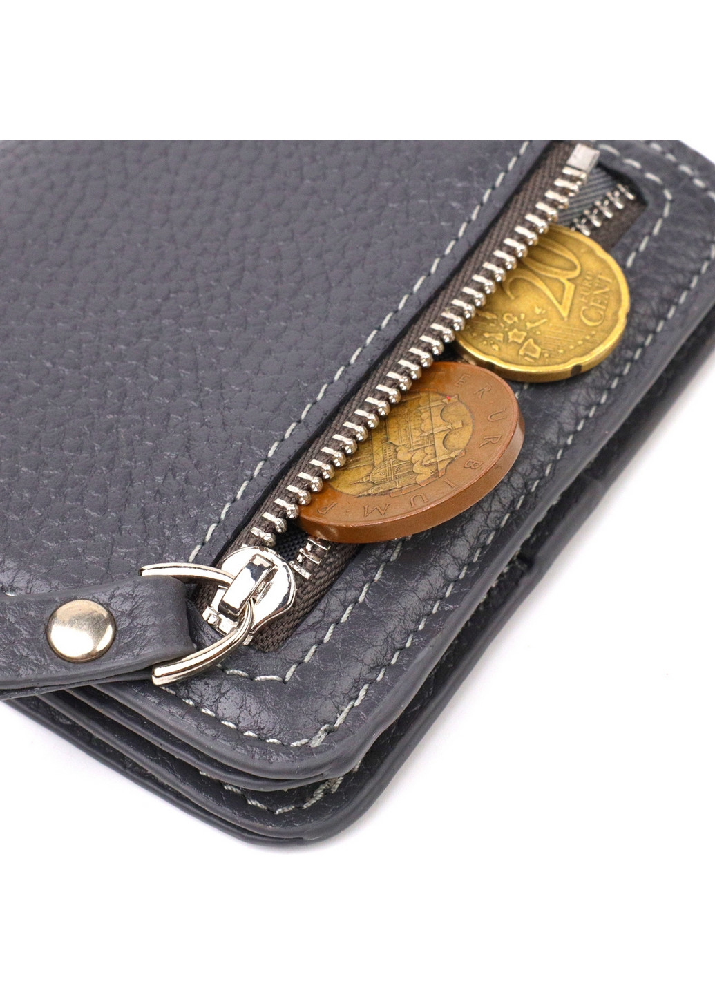 Кожаный кошелек женский 10х9х1 см Canpellini (259961695)