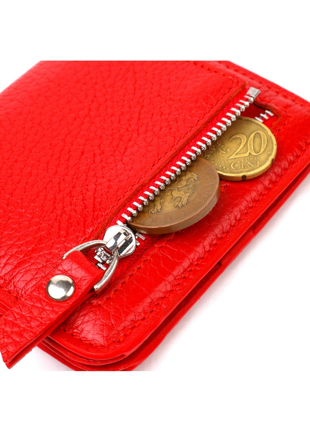 Кожаный кошелек женский 10х9х1 см Canpellini (259961814)