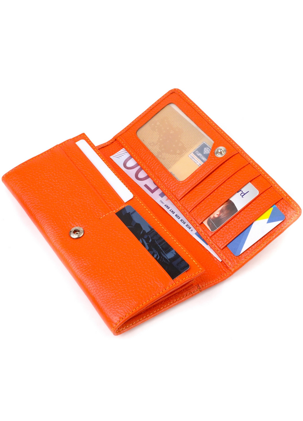 Шкіряний гаманець жіночий 19х9, 6х2 см Canpellini (259961794)