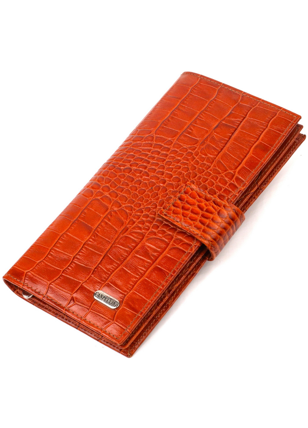 Шкіряний гаманець чоловічий 9,5х19х2 см Canpellini (259961836)