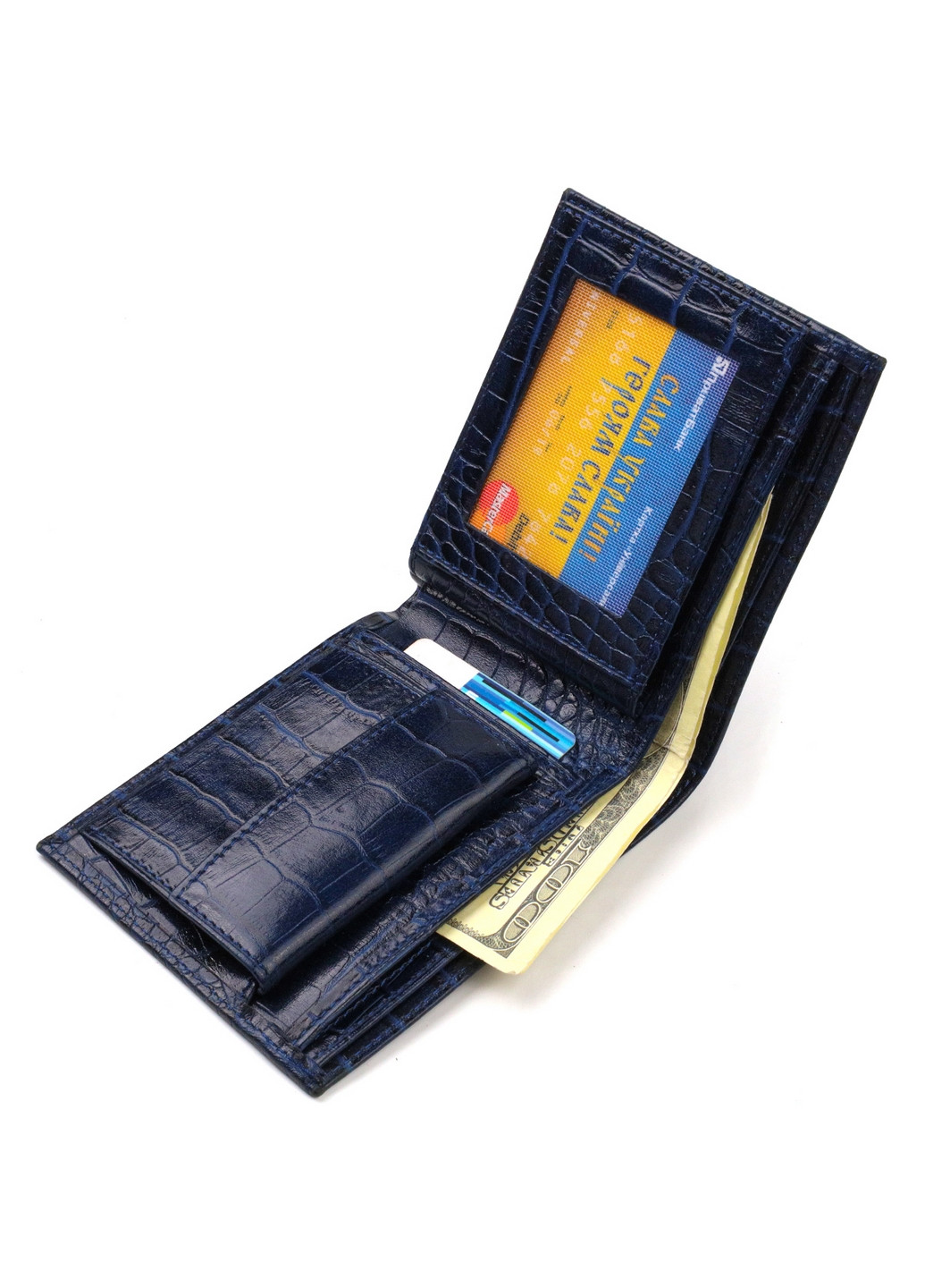 Шкіряний гаманець чоловічий 12х9, 7х2 см Canpellini (259961762)