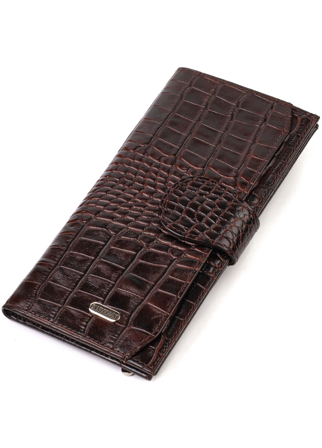 Шкіряний гаманець чоловічий 9,5 х18, 5х0, 5 см Canpellini (259961917)