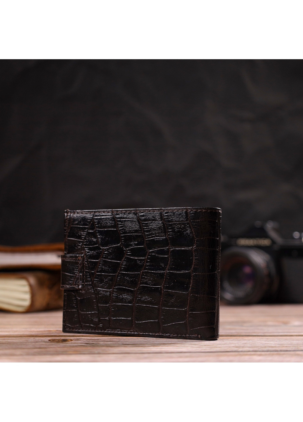 Шкіряний гаманець чоловічий 11х8, 3х1 см Canpellini (259961801)