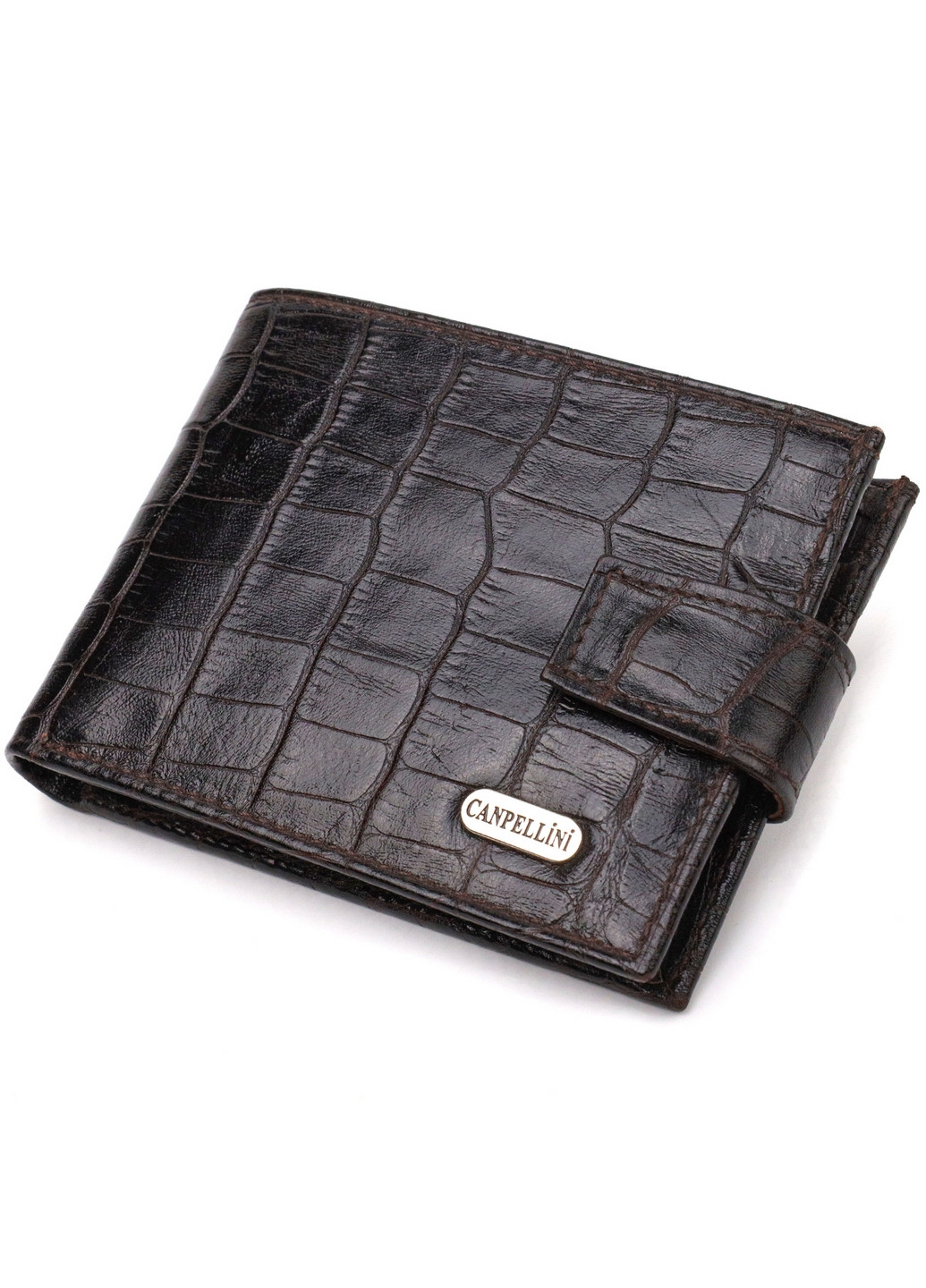 Шкіряний гаманець чоловічий 11х8, 3х1 см Canpellini (259961801)