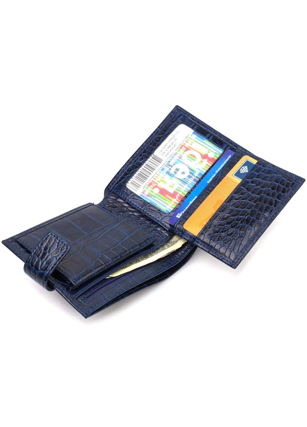 Кожаный кошелек мужской 11,5х10х1 см Canpellini (259961683)