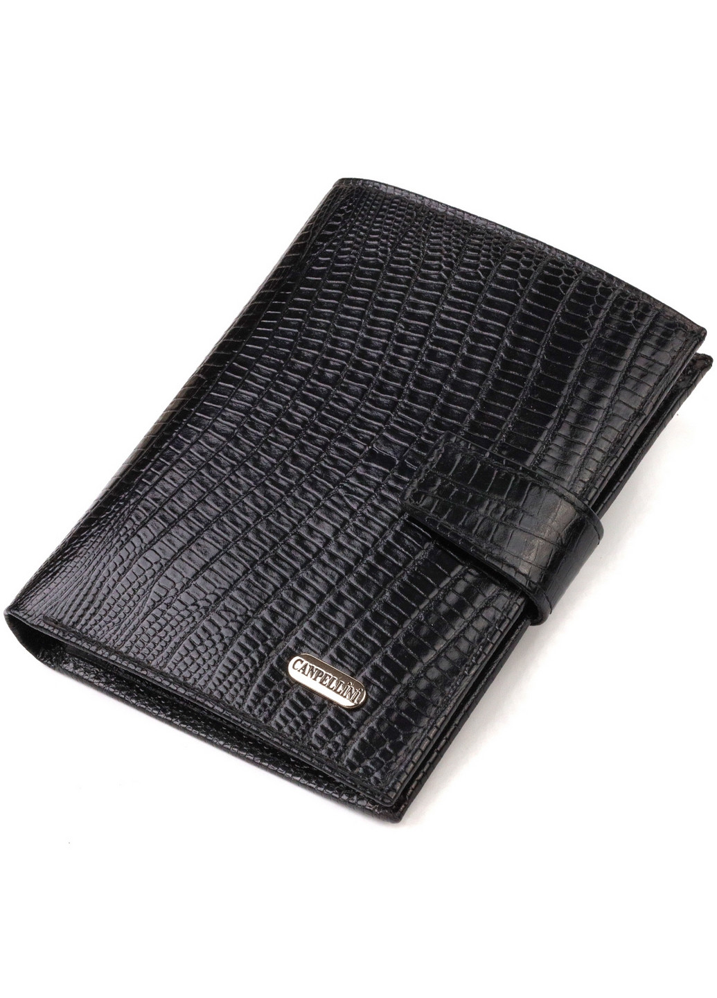 Шкіряний гаманець чоловічий 10х13х1,5 см Canpellini (259961901)