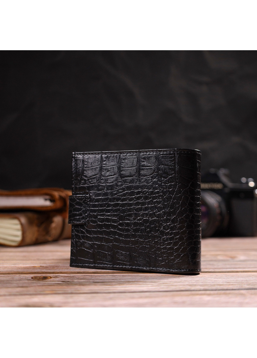 Шкіряний гаманець чоловічий 11,5х10х1 см Canpellini (259961848)