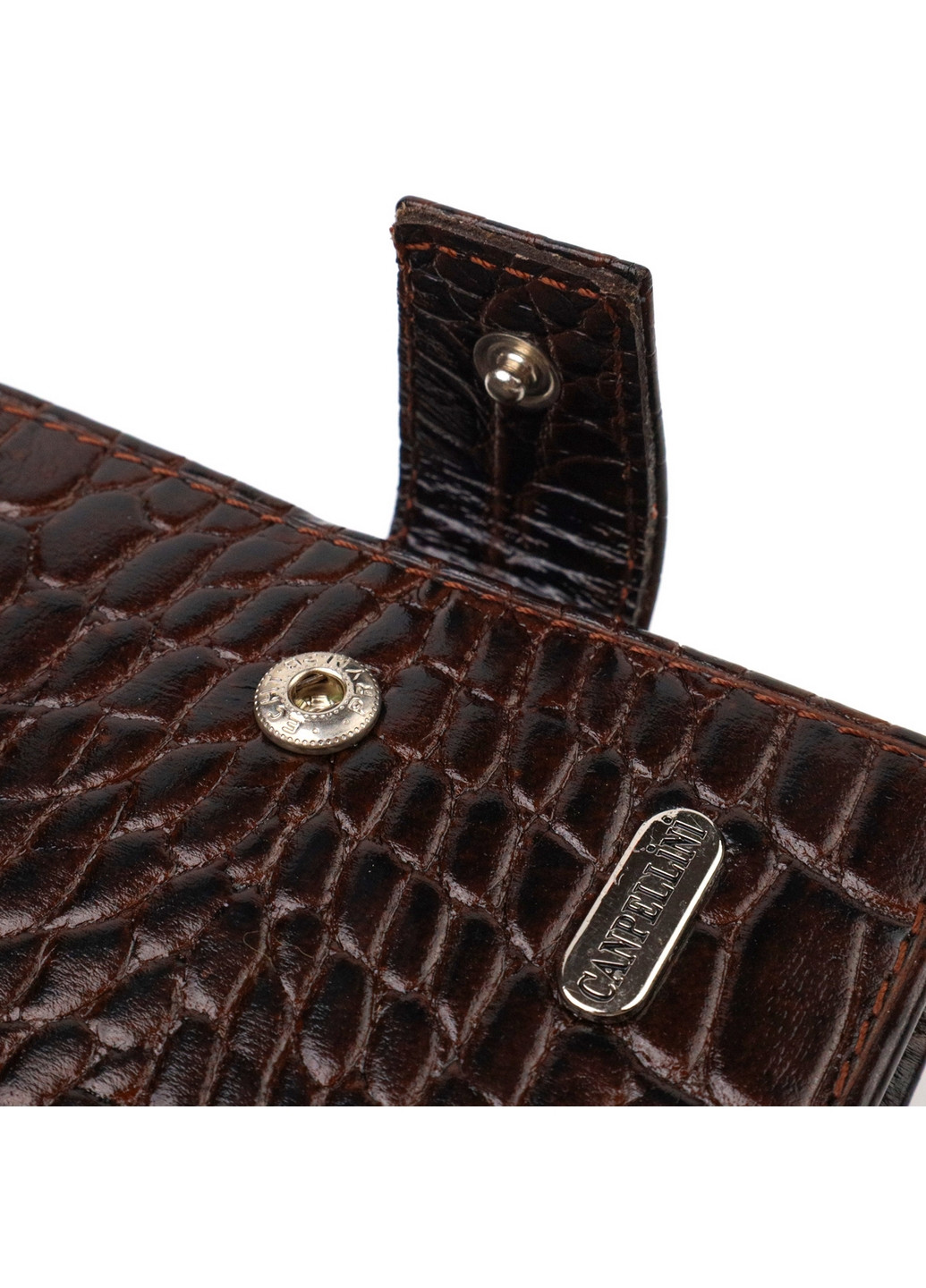 Кожаный кошелек мужской 12,2х9,5х2 см Canpellini (259961911)