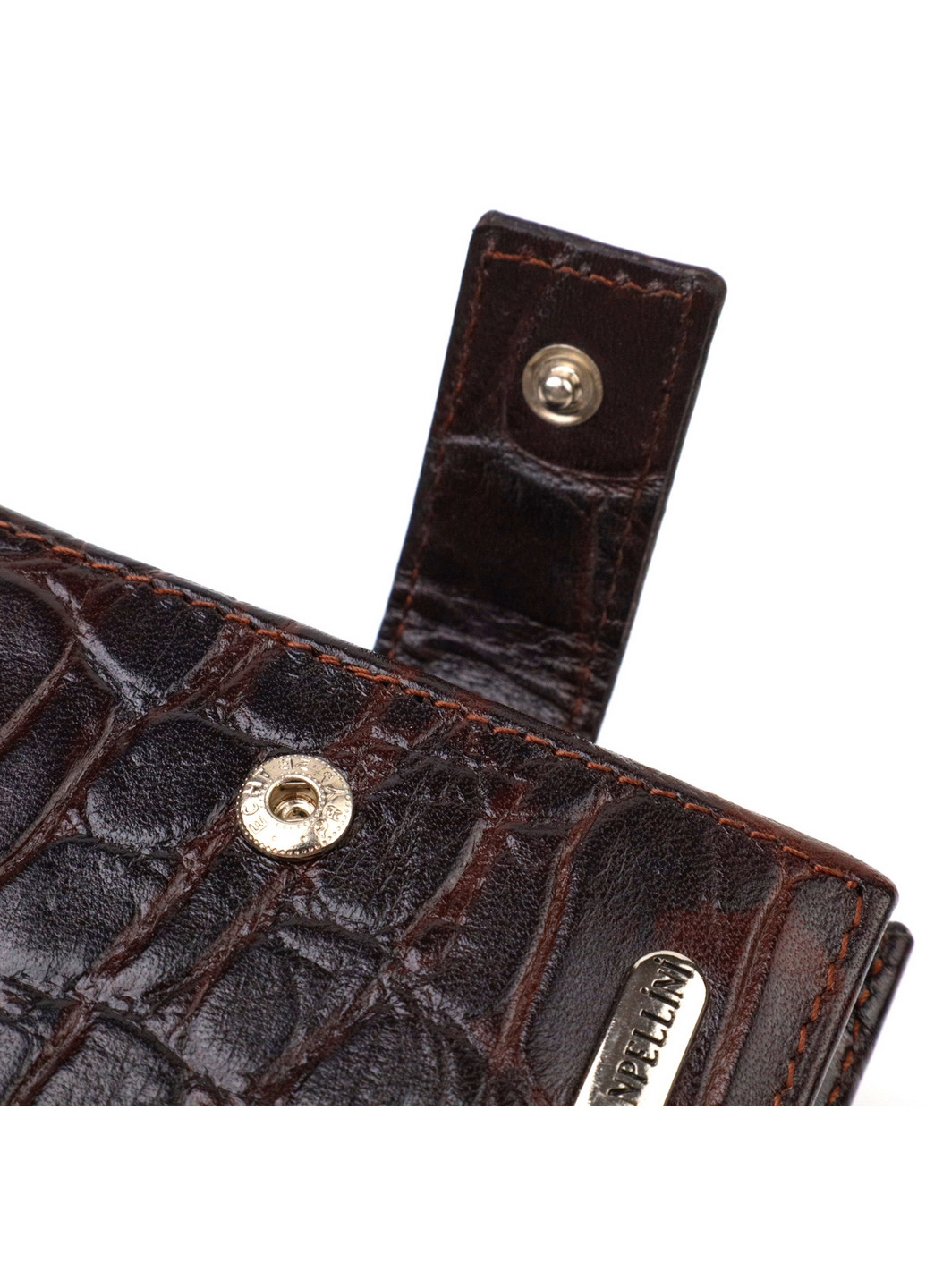 Шкіряний гаманець чоловічий 11,7 х9, 2х2 см Canpellini (259961793)