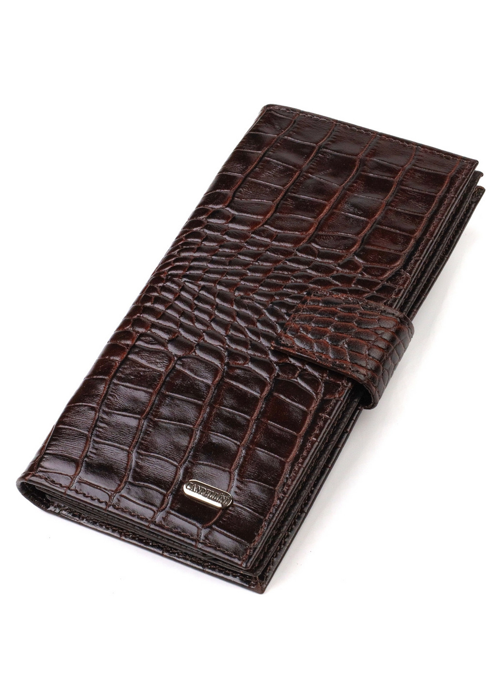 Кожаный кошелек мужской 9х18,7х1 см Canpellini (259961898)
