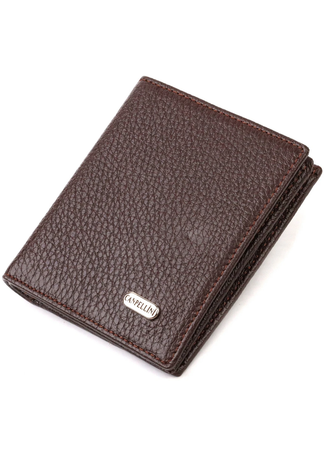 Кожаный кошелек мужской 9,5х10,2х1 см Canpellini (259961899)