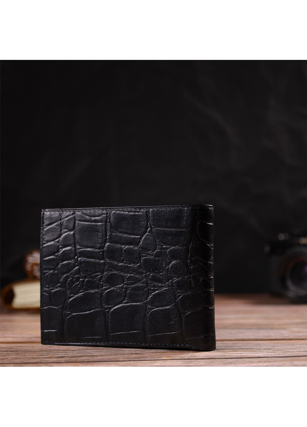 Шкіряний гаманець чоловічий 12х9, 7х1 см Canpellini (259961908)